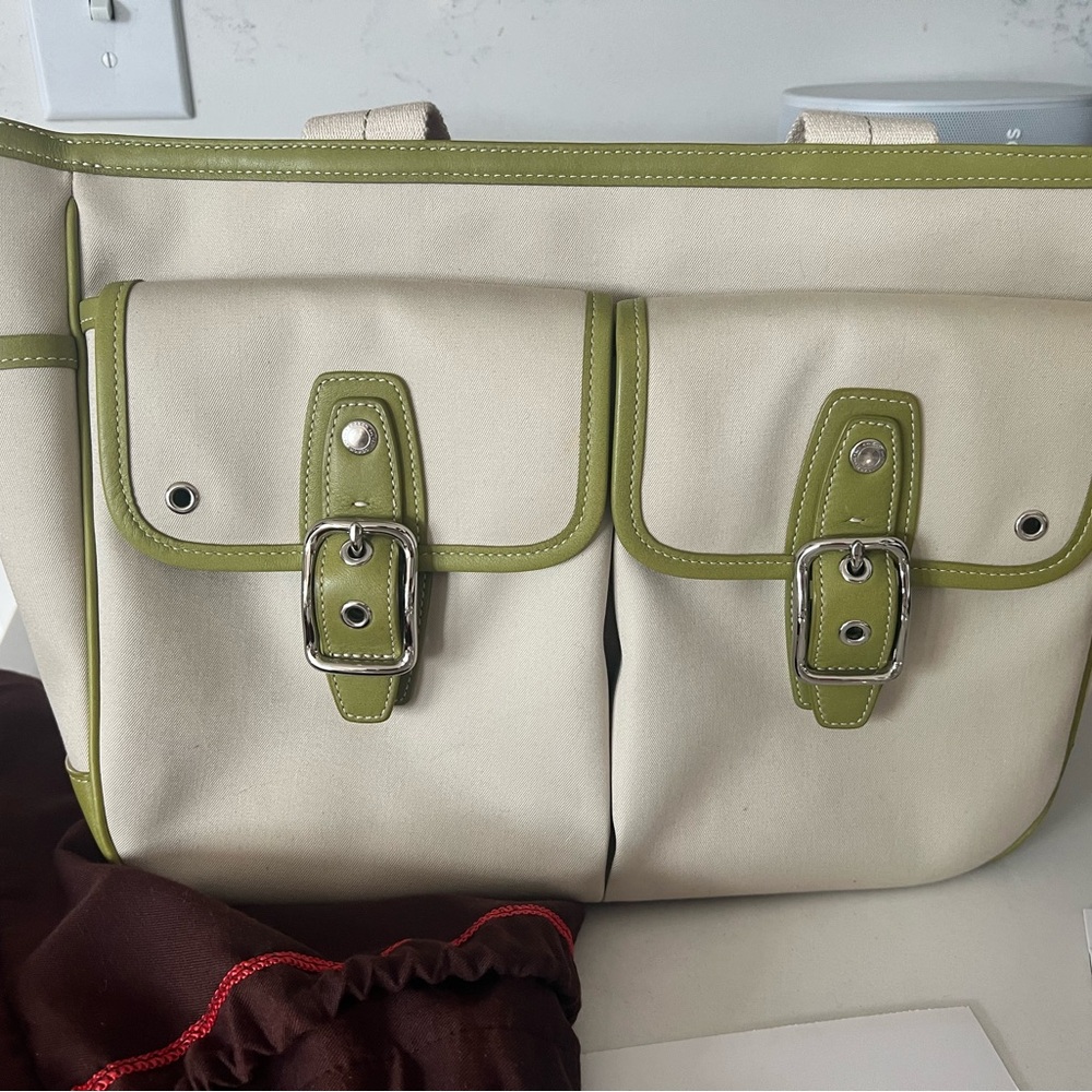Coach Canvas Tote